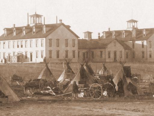 U.S. School for Indians detail
